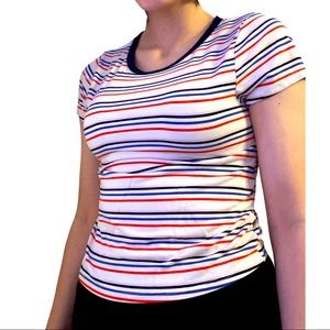 Stretchy Multicolor Striped Wild Fable Tee Shirt